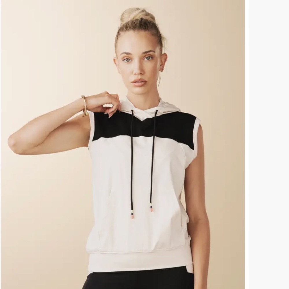 Losano sleeveless warm up hoodie XS